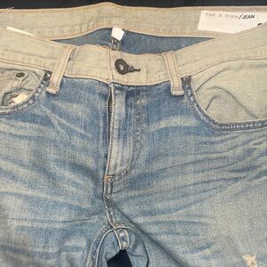 Rag & Bone Men's Faded Blue Slim Jeans